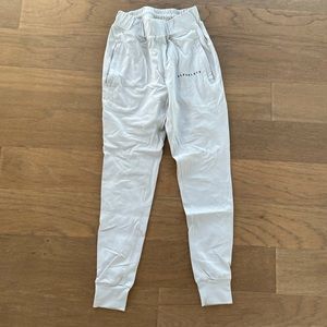 Light gray athlete joggers